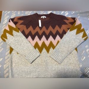 BRAND NEW Madewell XS Chevron Striped Sweater (NWT New With Tags)